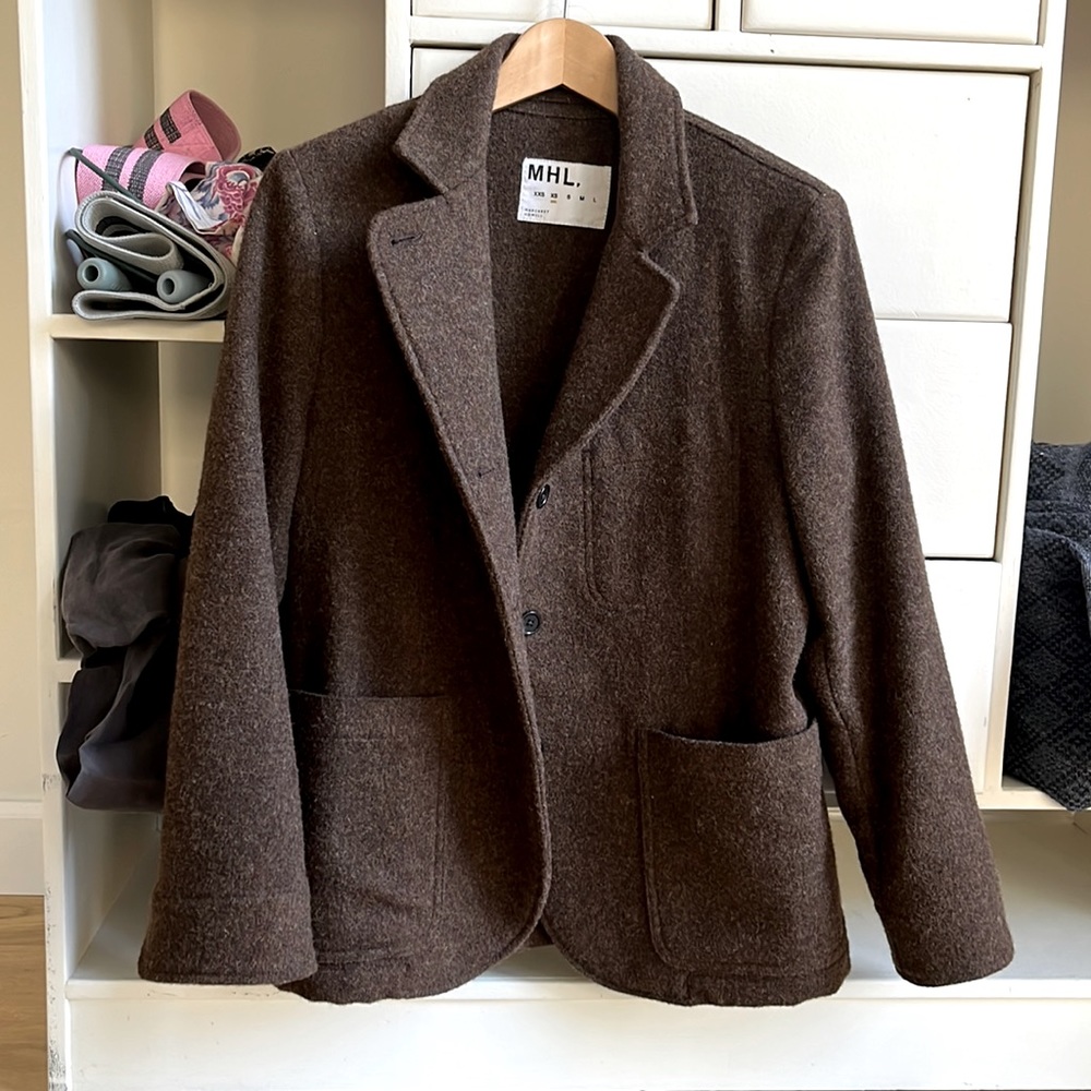 Margaret Howell Felted Wool Blazer XS
